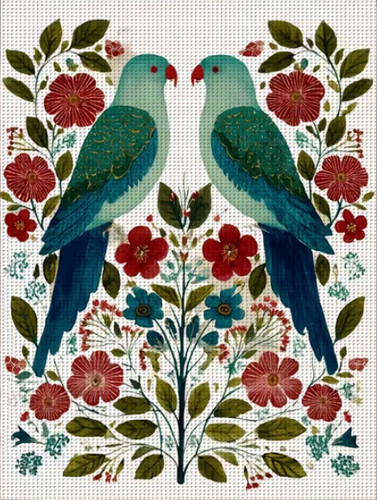 Printed cross stitch kit ct - kit, 11