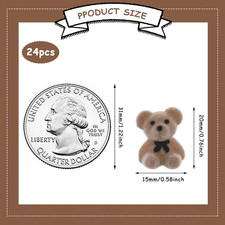 24 Pcs Mini Teddy Bears Small