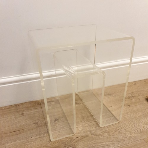 Acrylic ghost side table - acrylic,