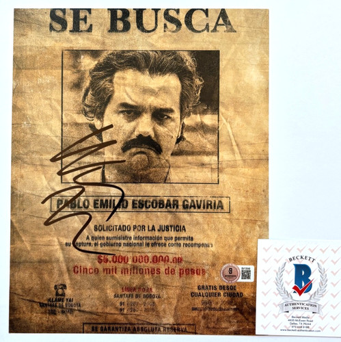 Wagner moura signed narcos - wagner,