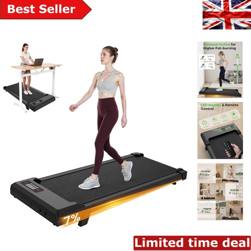 Foldable treadmill with led - with,