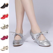 👞 Latin Chunky Heel Ladies