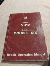 Jaguar XJ12 Series 2 Daimler Double Six Factory Workshop Repair Manual Coupe V12