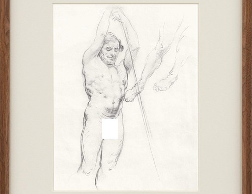 Augustus john style drawing - john,