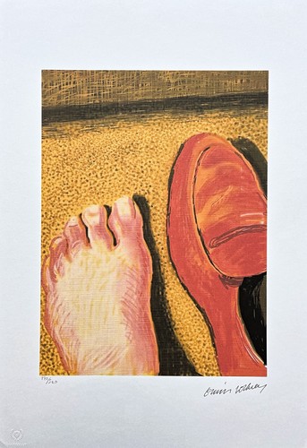 David hockney leg - leg, and