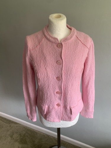 Pale pink boiled wool - pale,