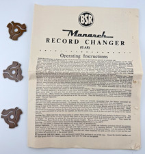 Original BSR Monarch Record