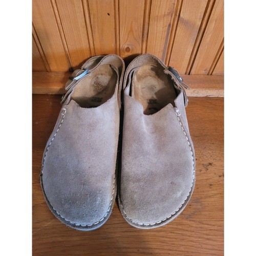 Birkenstock lutry gray taupe - birkenstock,
