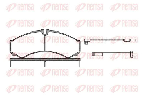 Brake pads rear - brake,