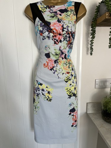 Karen millen blue - floral, mesh