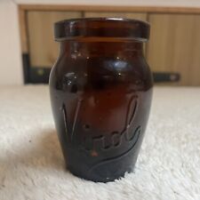 Vintage Virol Amber Brown