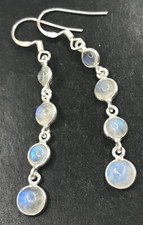 Rainbow moonstone drop - rainbow,