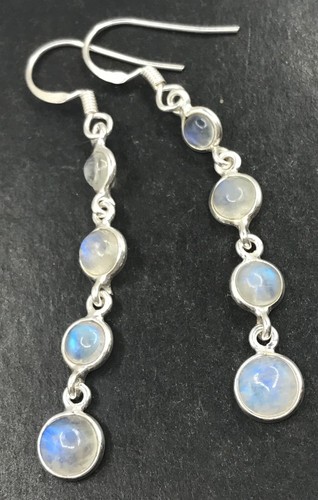 Rainbow moonstone drop - rainbow,