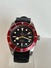 Tudor 7922R Black Bay Red Automatic with Smiley Face and Original Box and Papers