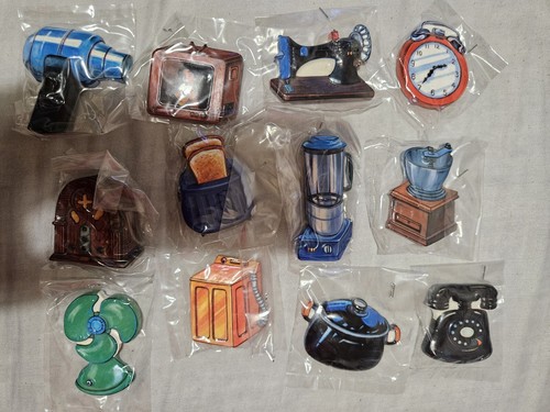 Mixed set fridge magnets - set, of