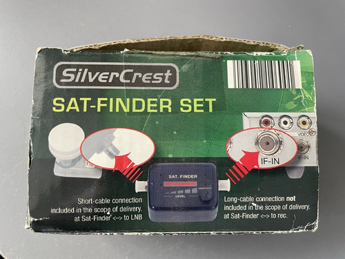 Sat dish finder - dish, alignment