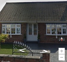 UPVC White Georgian French Doors With Letterbox