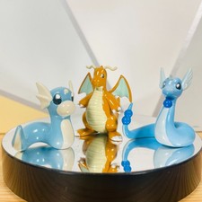 Vintage Dratini, Dragonite, Dragonair Pokemon Tomy Nintendo CGTSJ Figures Lot 3