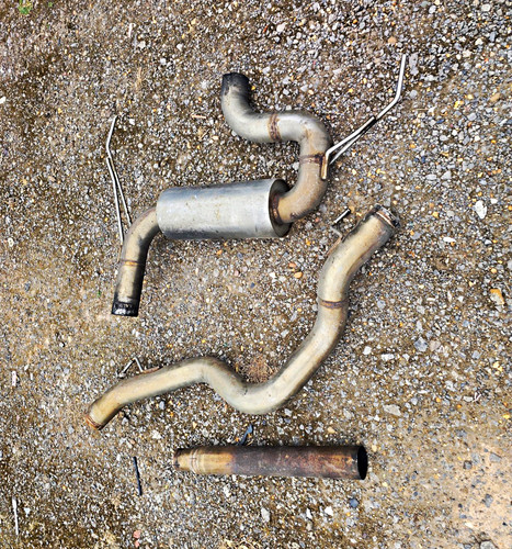 Corsa vxr exhaust cat - d, back