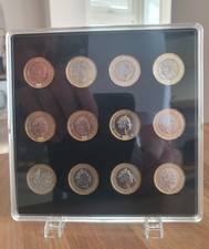12 SIDED £1 Coin Set In Display Case