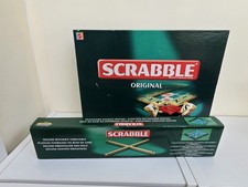 Scrabble Board Game and wooden