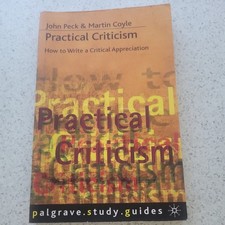 Practical Criticism by John Peck, Martin Coyle- Paperback