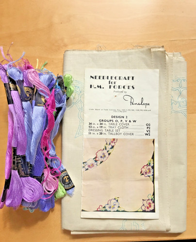 Wwii era needlecraft kit for - -,