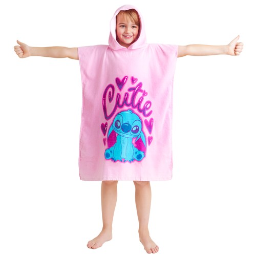 Disney girls stitch towelling - stitch,