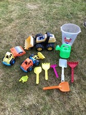 Childs Beach Play Set Including Little Tikes Digger, Bucket, Spades Etc