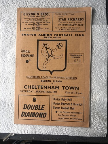 Burton albion cheltenham - burton,