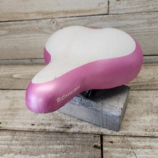 Pink White Schwinn Stamped