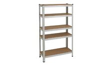 5 Tier Grey Steel Heavy Duty Garage Shelving Unit