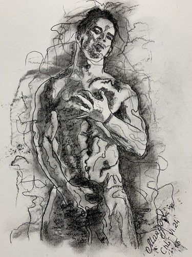 Erotic print original - erotic, of