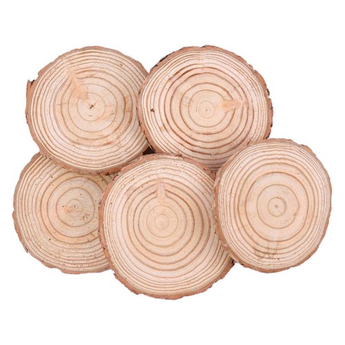 Round unfinished 10cm wood - round, 9-10cm