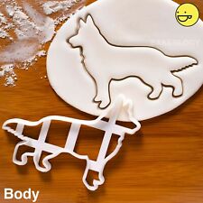 German Shepherd Body cookie cutter |dog rescue police dogs Deutscher Schäferhund