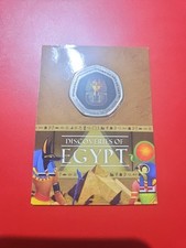 *TUTANKHAMUN DEATH MASK" DISCOVERY OF EGYPT 50p shaped colour COMMEMORATIVE