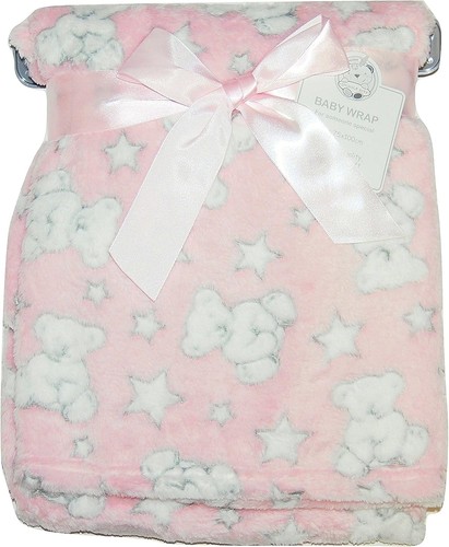 Baby girl soft fleece wrap - girl,