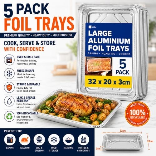 Foil tray baking cooking - baking,,