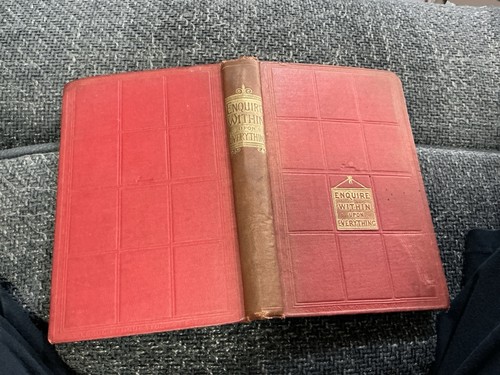 Victorian book enquire - book,