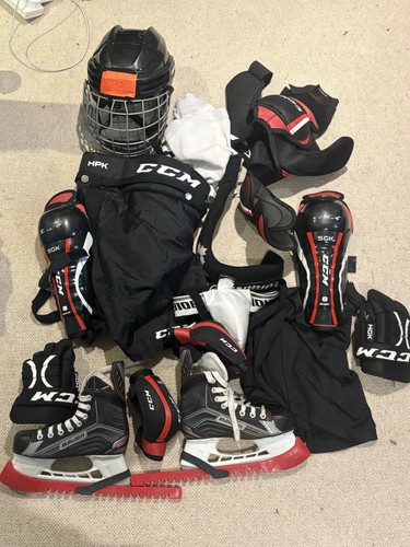 Ice hockey full kit equipment - full,