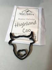 Highland coo head,Animal 3D Needle Felting Template By Mum’s Makery