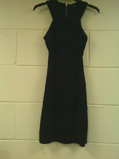 TOPSHOP NAVY  VELVET MINI