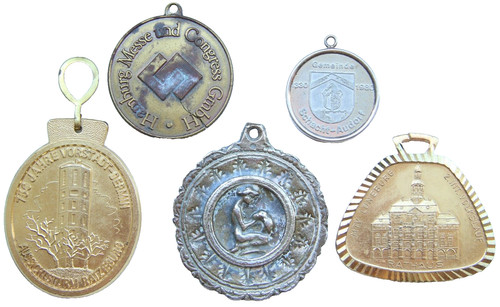 Group vintage german medals - group,