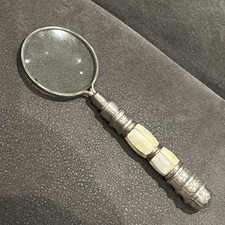Antique Mother of Pearl Magnifying Glass