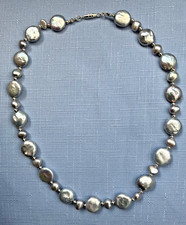 Coin Pearl Necklace (Real Pearls)