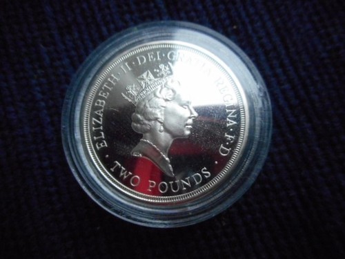 1989 proof silver coin - 1989, £2