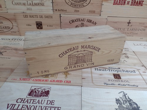 Wooden wine box crate - wooden,