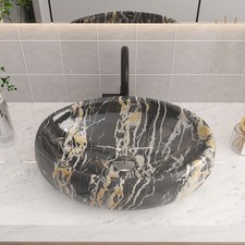 Marble Effect Ceramic Basin