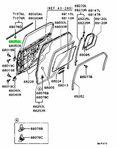 Hinge door upr lh for - hinge,, door,