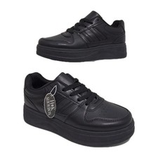 Ladies Classic Black Trainers